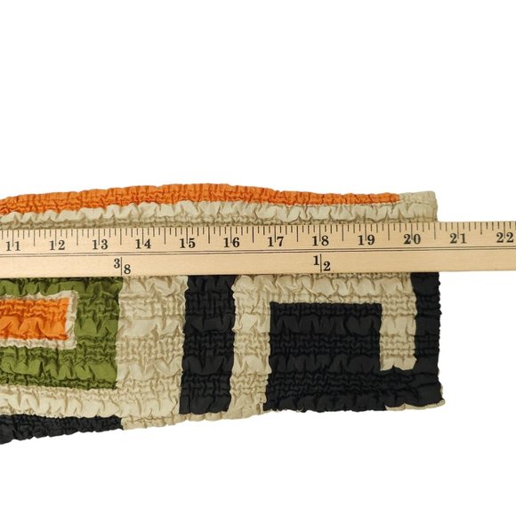 Pleats Collection Pings Imports Crinkle Stretch Geometric Full Zip Jacket Womens - Picture 5 of 16